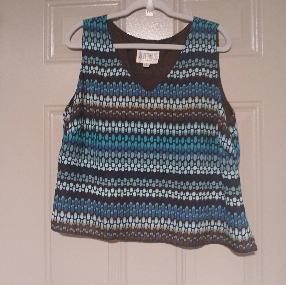 Julian Taylor New York Sleeveless Woman Top Size 18